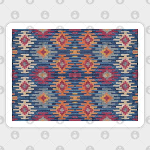 Navajo , Kilim , Aztec , Southwest Sticker by justrachna